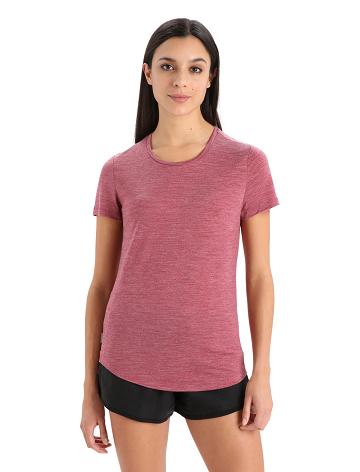 Icebreaker Merino Sphere II Korta Sleeve T-shirt Dam Rosa | SE 1380FDNM